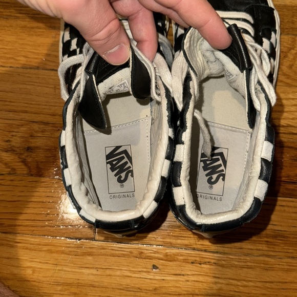 Vans VAULT OG SK8-HI LX 50th Anniversary Checkerboard Woven - Picture 8 of 9